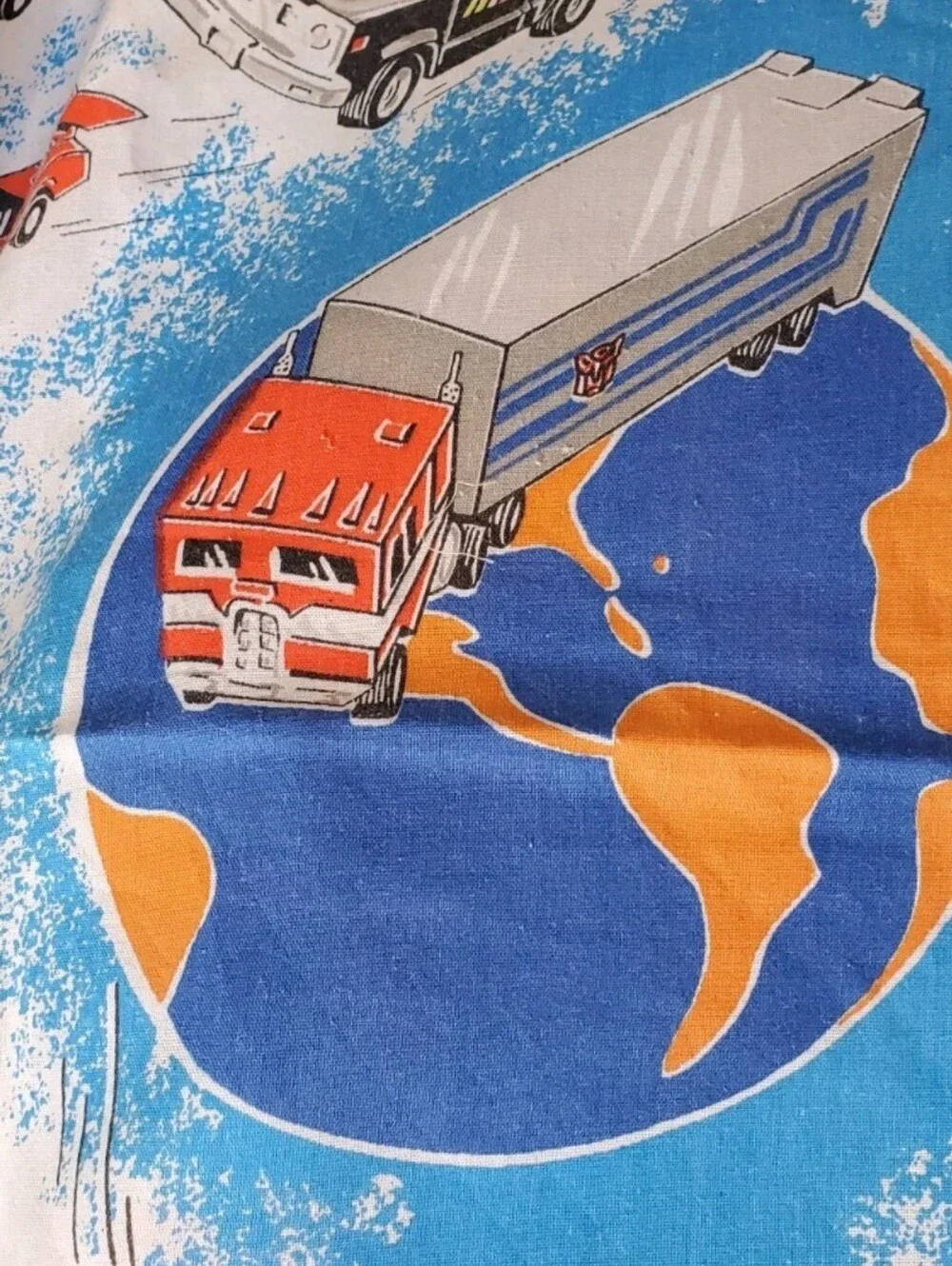 ​Vintage 1984 Transformers Twin Flat Sheet G1 Hasbro